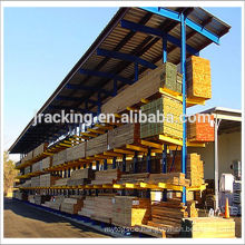 Roof supporting rainproof snowproof Hot Dip Galvanized cantilever racking using outdoors